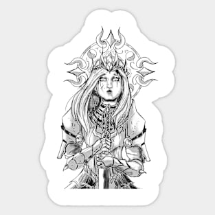 Moon kinght Art Design Sticker